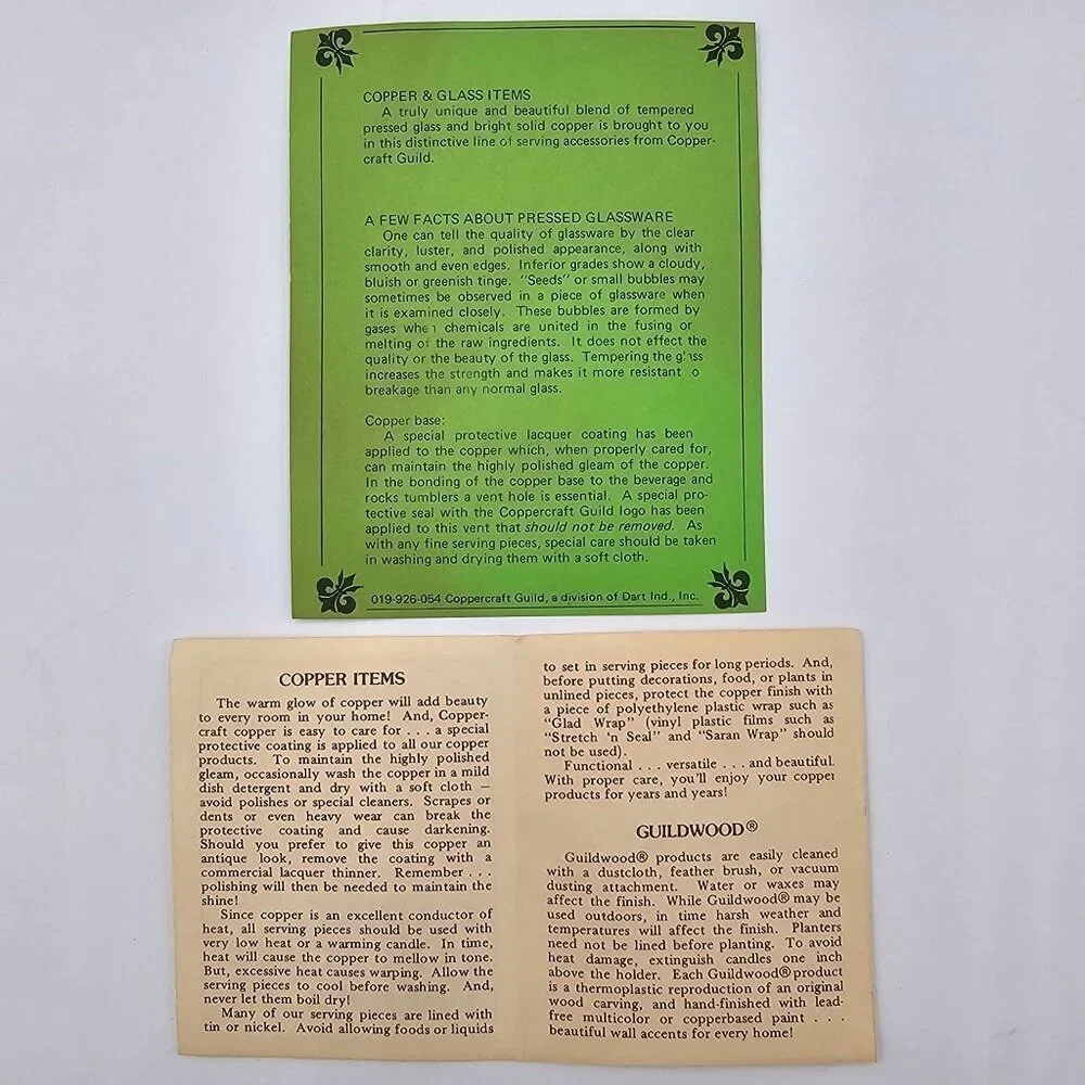 Coppercraft Guild Arcoroc Glass Bowls Set of 4 Copper Base Original Packaging - Picture 3 of 9